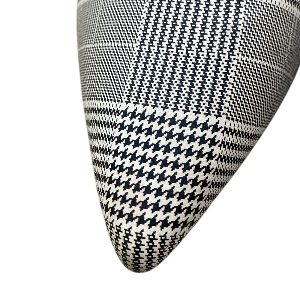 Classic Chic Pointed Toe Houndstooth Stiletto Pumps